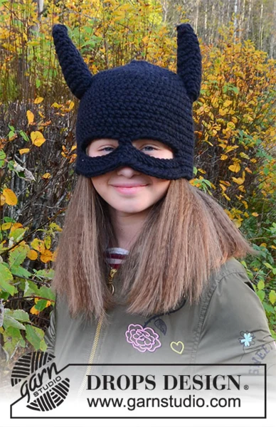 37-25 Bat Hat by DROPS Design